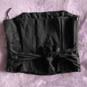 Black Corset Ties in Back